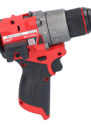 Taladro percutor inalámbrico Milwaukee M12 FPD2-501 12 V 45 Nm sin escobillas + 1x batería 5,0 Ah - sin cargador