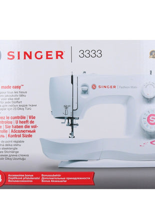 Máquina de coser Singer Fashion Mate 3333 60 vatios 23 programas de costura