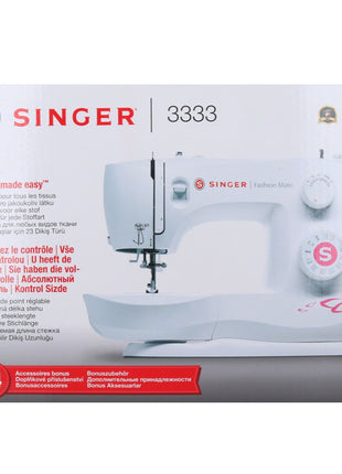 Máquina de coser Singer Fashion Mate 3333 60 vatios 23 programas de costura