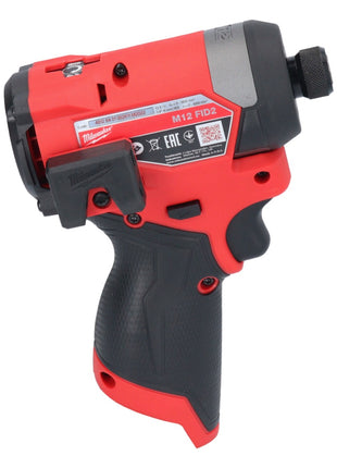 Llave de impacto inalámbrica Milwaukee M12 FID2-501 12 V 170 Nm 1/4" sin escobillas + 1x batería 5,0 Ah - sin cargador