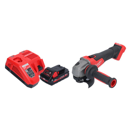 Milwaukee M18 FSAG115X-301 cordless angle grinder 18 V 115 mm brushless + 1x rechargeable battery 3.0 Ah + charger