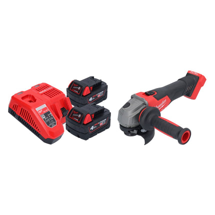 Milwaukee M18 FSAG115X 402 Akku Winkelschleifer 18 V 115 mm Brushless 2x Akku 4 0 Ah Ladegeraet 1 - toolbrothers