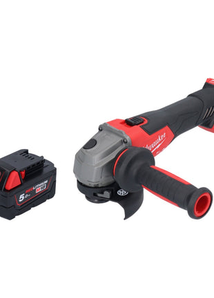 Meuleuse d'angle sur batterie Milwaukee M18 FSAG115X-501 18 V 115 mm sans balais + 1x batterie 5,0 Ah - sans chargeur