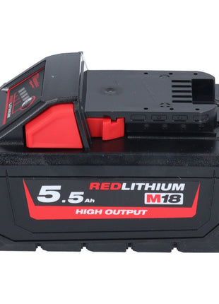 Meuleuse d'angle sur batterie Milwaukee M18 FSAG115X-551 18 V 115 mm sans balais + 1x batterie 5,5 Ah - sans chargeur