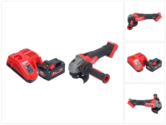 Milwaukee M18 FSAG115X-551 cordless angle grinder 18 V 115 mm brushless + 1x rechargeable battery 5.5 Ah + charger