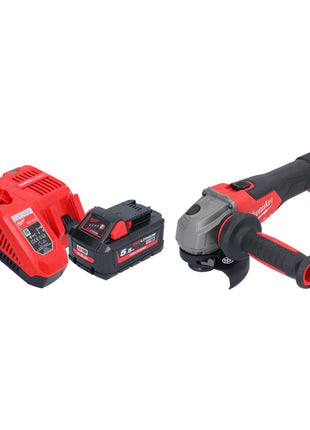 Amoladora angular a batería Milwaukee M18 FSAG115X-551 18 V 115 mm sin escobillas + 1x batería 5,5 Ah + cargador