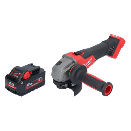 Amoladora angular a batería Milwaukee M18 FSAG115X-801 18 V 115 mm sin escobillas + 1x batería 8,0 Ah - sin cargador