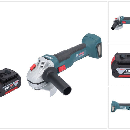 Bosch GWS 18V-10 Amoladora angular profesional sin cable 18 V 115 mm sin escobillas + 1x acumulador 4,0 Ah - sin cargador