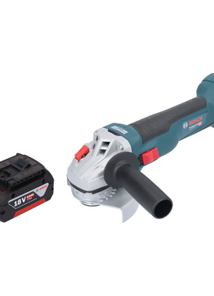 Bosch GWS 18V-10 Professional Akku Winkelschleifer 18 V 115 mm Brushless + 1x Akku 5,0 Ah - ohne Ladegerät