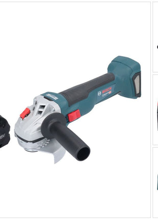 Bosch GWS 18V-10 Profesjonalna akumulatorowa szlifierka kątowa 18 V 115 mm bezszczotkowa + 1x akumulator ProCORE 8,0 Ah - bez ładowarki