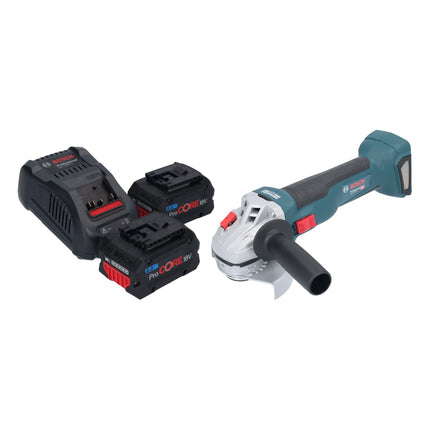Bosch GWS 18V-10 Amoladora angular profesional sin cable 18 V 115 mm sin escobillas + 2x batería ProCORE 8,0 Ah + cargador