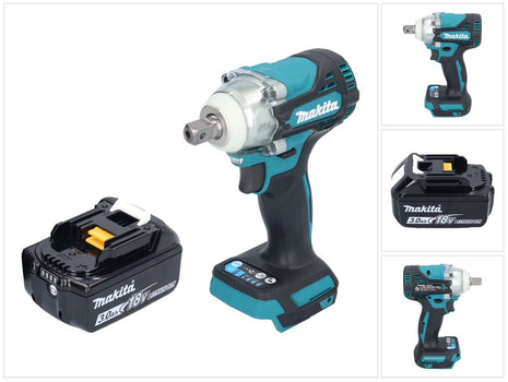 Makita DTW 301 F1 Llave de impacto a batería 18 V 330 Nm 1/2" sin escobillas + 1x batería 3,0 Ah - sin cargador