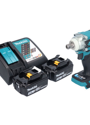 Makita DTW 301 RF Atornillador de impacto inalámbrico 18 V 330 Nm 1/2" sin escobillas + 2x baterías 3,0 Ah + cargador