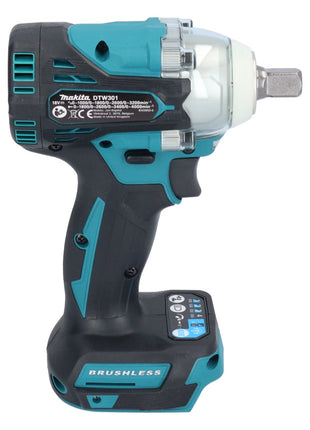 Makita DTW 301 RF Atornillador de impacto inalámbrico 18 V 330 Nm 1/2" sin escobillas + 2x baterías 3,0 Ah + cargador