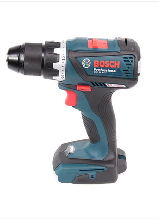 Bosch GSR 18 V-EC Akku Bohrschrauber 2016 neue Version mit Metallbohrfutter + 2x GBA 6 Ah Akku + GAL 1880 Ladegerät - Toolbrothers