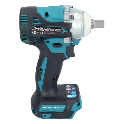 Avvitatore a impulsi a batteria Makita DTW 301 RT 18 V 330 Nm 1/2" brushless + 2x batteria ricaricabile 5,0 Ah + caricabatterie