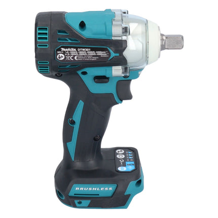Makita DTW 301 G1 cordless impact wrench 18 V 330 Nm 1/2" brushless + 1x rechargeable battery 6.0 Ah - without charger