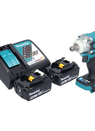 Makita DTW 301 RG Atornillador de impacto inalámbrico 18 V 330 Nm 1/2" sin escobillas + 2x baterías 6,0 Ah + cargador