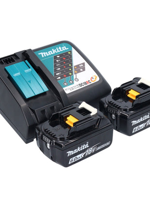 Makita DTW 301 RG Atornillador de impacto inalámbrico 18 V 330 Nm 1/2" sin escobillas + 2x baterías 6,0 Ah + cargador