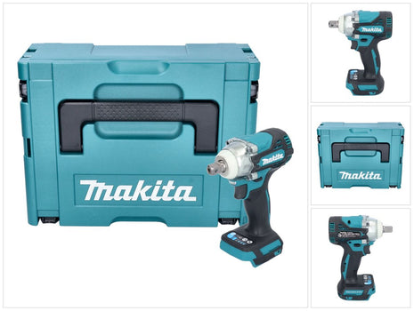 Makita DTW 301 ZJ Llave de impacto a batería 18 V 330 Nm 1/2" sin escobillas + Makpac - sin batería, sin cargador