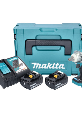 Makita DTW 301 RFJ Akku Schlagschrauber 18 V 330 Nm 1/2" Brushless + 2x Akku 3,0 Ah + Ladegerät + Makpac