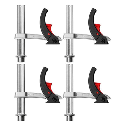Bessey TW20-15-8-KLI-SET elemento de sujeción para mesas multifuncionales, 4 piezas, 150 mm de luz