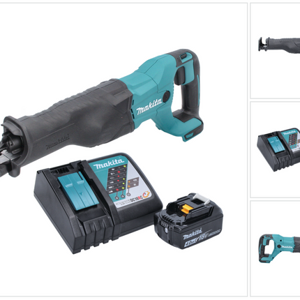 Makita DJR 186 RM1 Akku Reciprosäge Säbelsäge 18 V + 1x Akku 4,0 Ah + Ladegerät - Toolbrothers