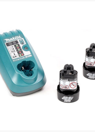 Makita Power Source Kit 10,8V mit 2x BL1013 Akku 1,3Ah + DC10WA Ladegerät - Toolbrothers