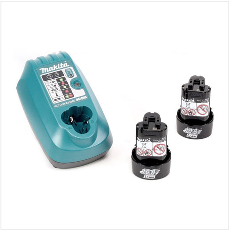 Makita Power Source Kit 10,8V mit 2x BL1013 Akku 1,3Ah + DC10WA Ladegerät - Toolbrothers