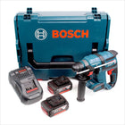 Bosch GBH 18 V-EC Akku Bohrhammer brushless SDS-Plus 18 V 1,7 J + 2x Akkus 5,0 Ah + Schnellladegerät in L-Boxx - Toolbrothers