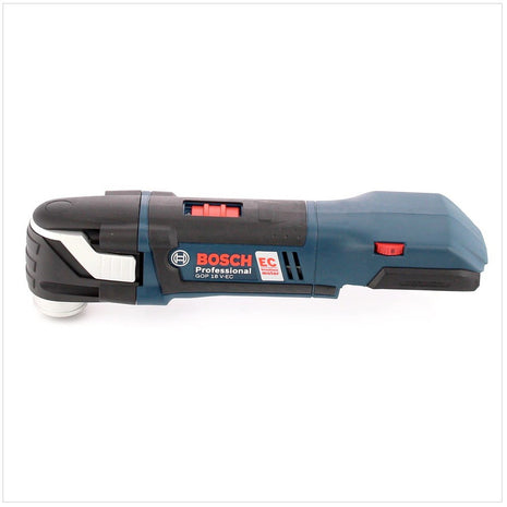 Bosch GOP 18 V-EC Professional Akku Multi Cutter Multifunktionswerkzeug mit 1x GBA 5,0 Ah Akku + 20 tlg. Zubehör  - ohne Ladegerät - ohne Koffer - Toolbrothers