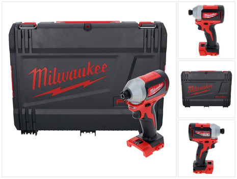 Llave de impacto inalámbrica Milwaukee M18 BLID2-0X 18 V 180 Nm 1/4" sin escobillas (4933464519) + caja HD - sin batería, sin cargador