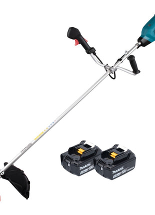 Makita DUR 369 AF2 Akku Freischneider 36 V ( 2x 18 V ) 43 cm Brushless + 2x Akku 3,0 Ah - ohne Ladegerät