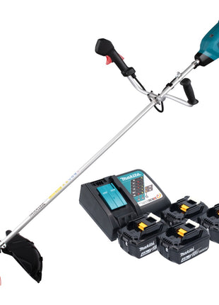 Makita DUR 369 ARM4 Akku Freischneider 36 V ( 2x 18 V ) 43 cm Brushless + 4x Akku 4,0 Ah + Ladegerät