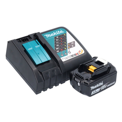 Cortasetos a batería Makita DUN 500 WRF 18 V 50 cm sin escobillas + 1x batería 3,0 Ah + cargador