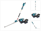 Cortasetos a batería Makita DUN 500 WRM2 18 V 50 cm sin escobillas + 2x baterías 4,0 Ah + cargador