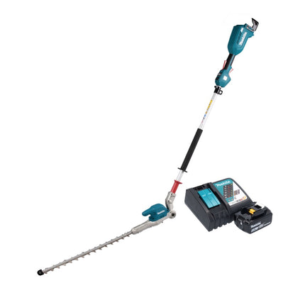 Cortasetos a batería Makita DUN 500 WRT 18 V 50 cm sin escobillas + 1x batería 5,0 Ah + cargador
