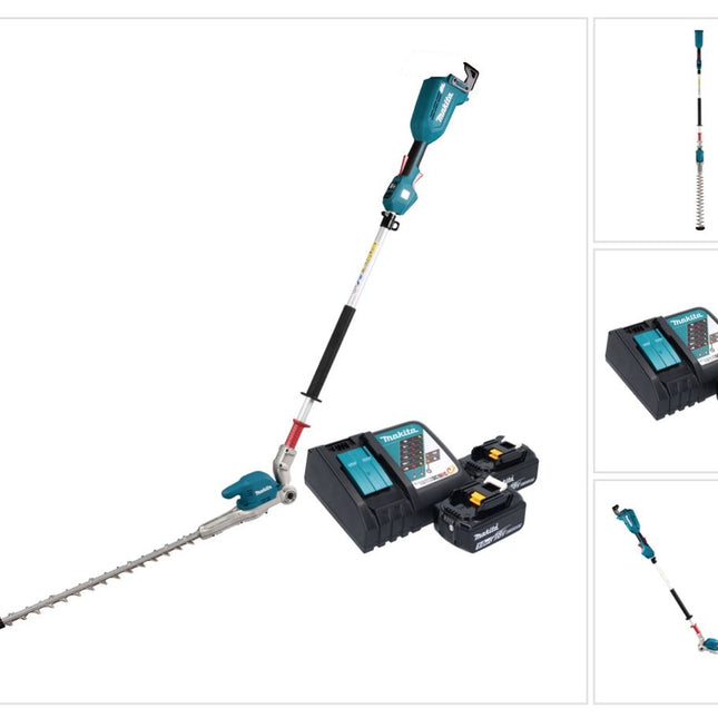 Makita DUN 500 WRT2 Taille-haies sans fil 18 V 50 cm Brushless + 2x batterie 5,0 Ah + chargeur