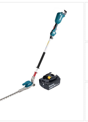 Makita DUN 500 WG Taille-haie sans fil 18 V 50 cm Brushless + 1x batterie 6,0 Ah - sans chargeur