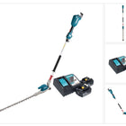 Cortasetos a batería Makita DUN 500 WRG2 18 V 50 cm sin escobillas + 2x baterías 6,0 Ah + cargador