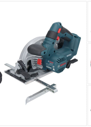 Bosch GKS 18V-57-2 Sierra circular inalámbrica profesional 18 V 165 mm sin escobillas + 1x batería 4,0 Ah - sin cargador