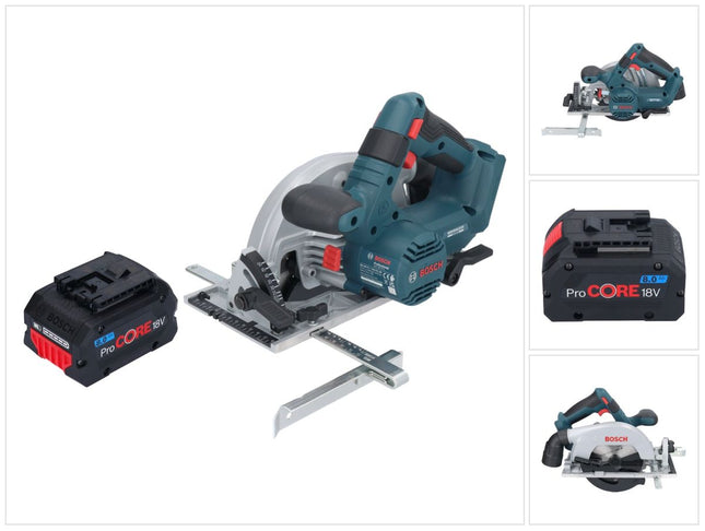 Bosch GKS 18V-57-2 Sierra circular profesional con acumulador 18 V 165 mm sin escobillas + 1x acumulador ProCORE 8,0 Ah - sin cargador