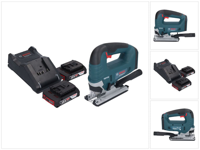 Bosch GST 18V-125 B Professional cordless jigsaw 18 V 125 mm brushless + 2x rechargeable battery 2.0 Ah + charger