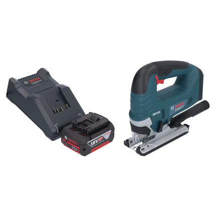 Bosch GST 18V-125 B Seghetto alternativo professionale a batteria 18 V 125 mm brushless + 1x batteria ricaricabile 4,0 Ah + caricabatterie