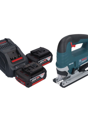 Bosch GST 18V-125 B Professional Scie sauteuse sans fil 18 V 125 mm Brushless + 2x batterie 5,0 Ah + chargeur