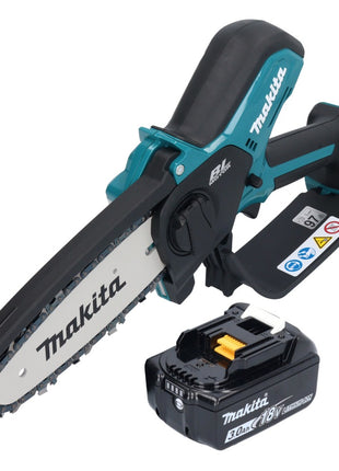 Motosierra a batería Makita DUC 150 F 18 V 15 cm sin escobillas + 1x batería 3,0 Ah - sin cargador