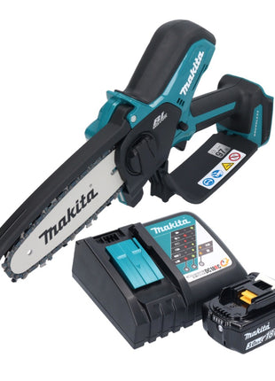 Motosierra a batería Makita DUC 150 RF 18 V 15 cm sin escobillas + 1x batería 3,0 Ah + cargador