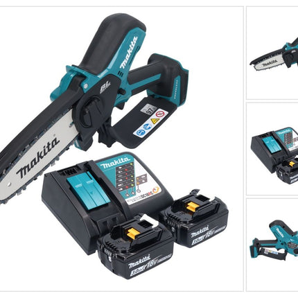 Makita DUC 150 RF2 Cordless chainsaw 18 V 15 cm brushless + 2x battery 3.0 Ah + charger