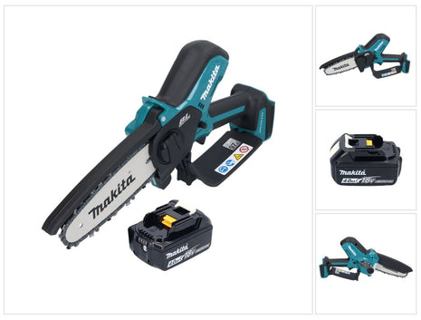 Motosega a batteria Makita DUC 150 M 18 V 15 cm senza spazzole + 1x batteria 4,0 Ah - senza caricabatterie