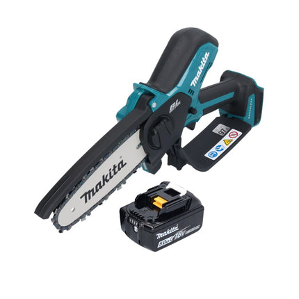 Makita DUC 150 T cordless chainsaw 18 V 15 cm brushless + 1x battery 5.0 Ah - without charger
